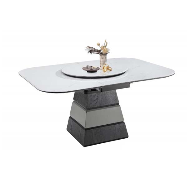 岩板微晶石餐桌客厅