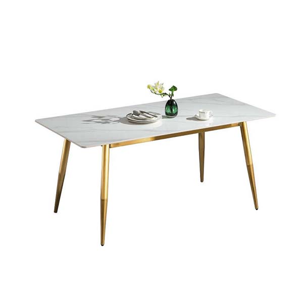 岩板微晶石餐桌长方形