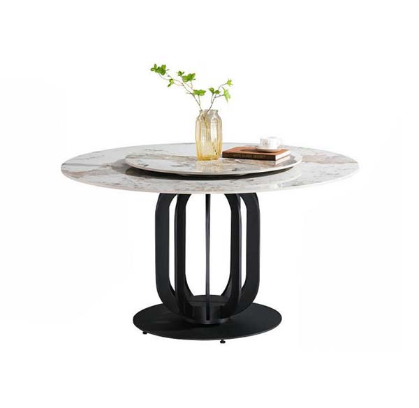 岩板微晶石餐桌质感